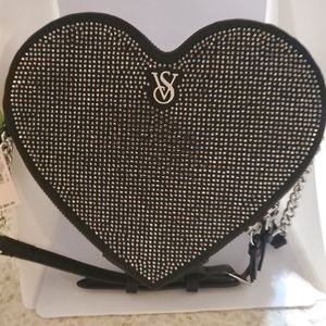 VS Black Heart Crossbody Bag/ Out Of Stock In Website.
